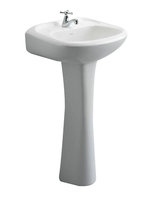 LAVABO CON PEDESTAL BLANCO CHELSEA SIN FONTANERIA