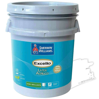 PINTURA LATEX PARA USO EXTERIOR / INTERIOR SEMIBRILLANTE EXCELLO LATEX