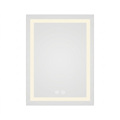 ESPEJO PARA BAÑO CON LUZ LED 80 cm x 60 cm CON BOTON TOUCH