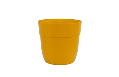 MACETA 27 cm x 28 cm PLASTICO AMARILLO AVIV
