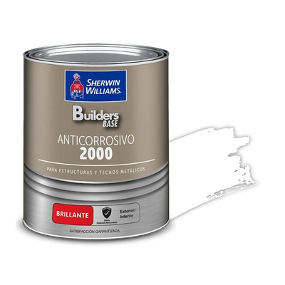 ANTICORROSIVO ALQUIDICO PARA METAL PARA USO EXTERIOR / INTERIOR BLANCO BRILLANTE ESTRUCTURAL 2000