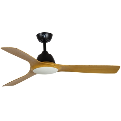 VENTILADOR TECHO LED LUZ CALIDA NEUTRA FRIA 3 ASPAS 1.32 m 35 W MOTOR DC PEGASUS COASTAL II