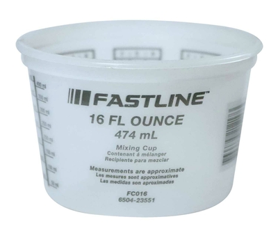 VASO DE PLASTICO GRADUADO PARA PINTURA AUTOMOTRIZ 473.18 mL (16 fl oz) SHERWIN WILLIAMS