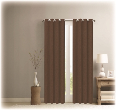 CORTINA PARA SALA 140 cm x 229 cm CAFE FLORA JACQUARD