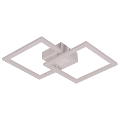 LAMPARA PLAFON LED 17.5 W LUZ CALIDA - NEUTRA - LUZ BLANCA- CUADRADO ACABADO BLANCO