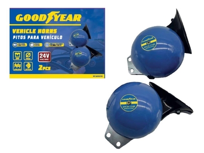 PITO PLASTICO PARA AUTO CARACOL NEGRO 12 V 400 Hz - 500 Hz