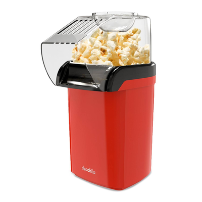 MAQUINA ELECTRICA PARA PALOMITAS DE MAIZ 1 200 W ALUMINIO-VIDRIO ROJO