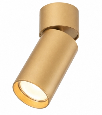 LUMINARIA SPOT CANOPE 1 LUZ GU10 CILINDRO DORADO