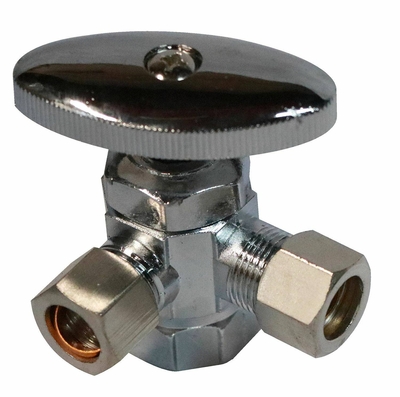 VALVULA DE CONTROL A LA PARED 12.7 mm x 9.53 mm x 9.53 mm (1/2 in x 3/8 in x 3/8 in) 2 BOCAS