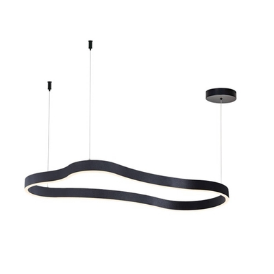 LAMPARA PENDANT LED 24 W LUZ CALIDA DISEÑO OVAL
