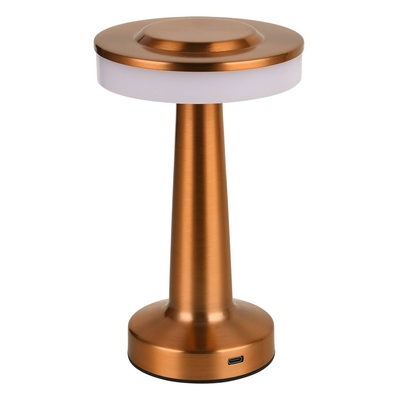 LAMPARA MESA LED 3 W TOUCH BASE COBRE
