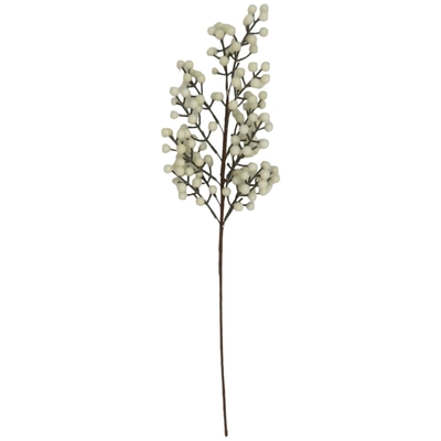 RAMA NAVIDAD CON BOLA BLANCO 74 cm x 12 cm