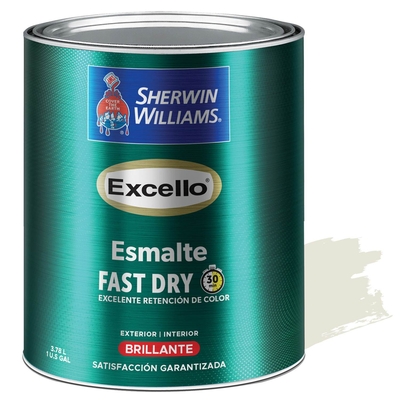 PINTURA ESMALTE PARA USO EXTERIOR / INTERIOR BLANCO HUESO BRILLANTE EXCELLO ESMALTE