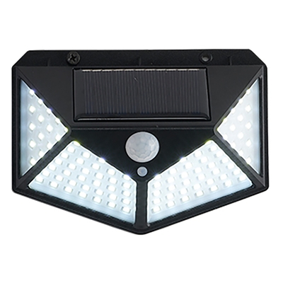 LUMINARIA PARED EXTERIOR SOLAR LED 20 W LUZ FRIA IP65