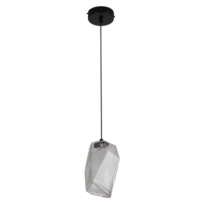 LAMPARA PENDANT LED 3 W LUZ CALIDA CRISTAL TRASLUCIDO
