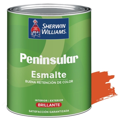 PINTURA ESMALTE PARA USO EXTERIOR / INTERIOR ANARANJADO REBELDE BRILLANTE PENINSULAR ESMALTE