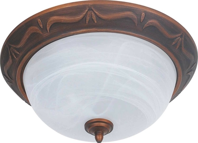 LÁMPARA PLAFON 2 LUCES E27 DISEÑO COLONIAL