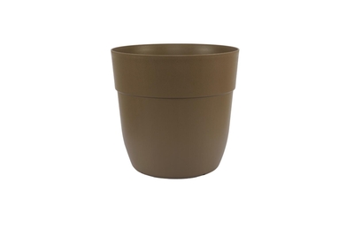 MACETA 27 cm x 28 cm PLASTICO TAUPE AVIV