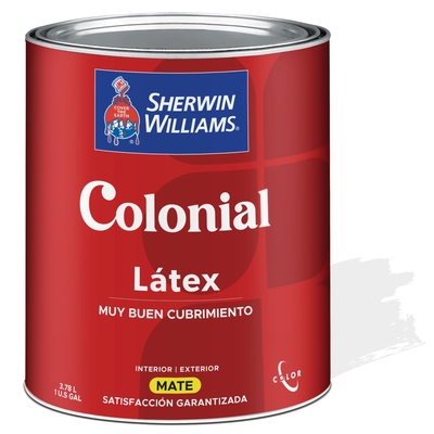PINTURA LATEX PARA USO EXTERIOR / INTERIOR BLANCO COLONIAL LATEX