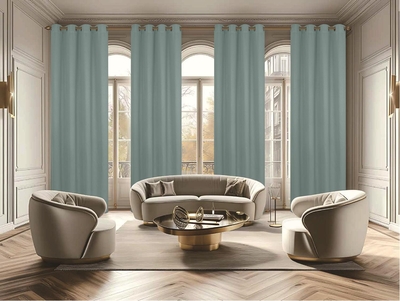 CORTINA PARA SALA 140 cm x 229 cm GRIS CASELY BLACKOUT
