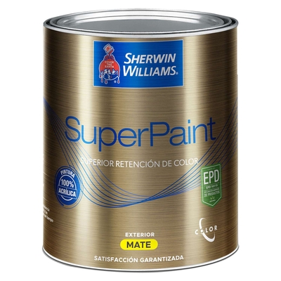 PINTURA LATEX PARA USO EXTERIOR BLANCO SUPER PAINT