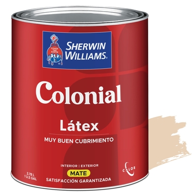 PINTURA LATEX PARA USO EXTERIOR / INTERIOR MELOCOTON COLONIAL LATEX