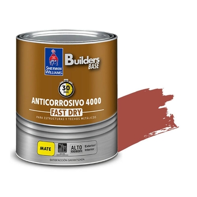 ANTICORROSIVO ALQUIDICO PARA METAL PARA USO EXTERIOR / INTERIOR ROJO MATE COLONIAL 4000