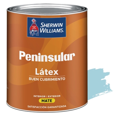 PINTURA LATEX PARA USO EXTERIOR / INTERIOR CELESTE CLARO PENINSULAR LATEX