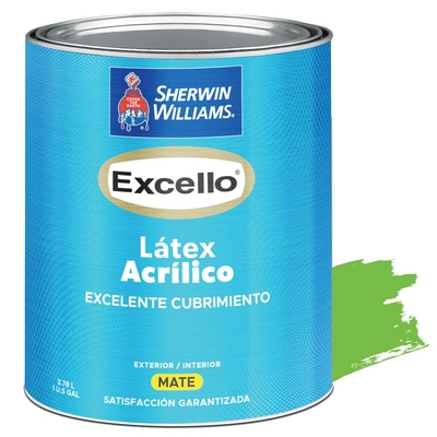 PINTURA LATEX PARA USO EXTERIOR / INTERIOR VERDE CARYMAR EXCELLO LATEX