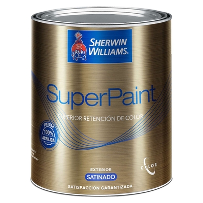 PINTURA LATEX EXTERIOR BLANCO SUPER PAINT SATINADO