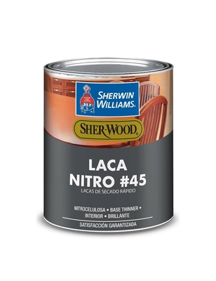 LACA NITROCELULOSA PARA MADERA PARA USO INTERIOR TRANSPARENTE BRILLANTE #45