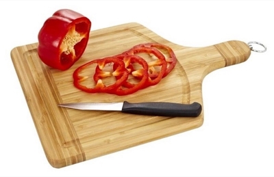 TABLA PARA PICAR ALIMENTOS MADERA CAFE RECTANGULAR