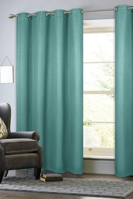 CORTINA PARA SALA 140 cm x 229 cm TURQUESA CUBELY BLACKOUT