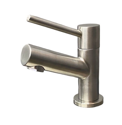 LLAVE LAVABO 12.7 mm (1/2 in) MANECILLA PIN ACERO INOXIDABLE CEPILLADO
