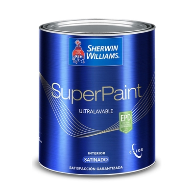 PINTURA LATEX SATINADO PARA USO INTERIOR BLANCO SUPER PAINT