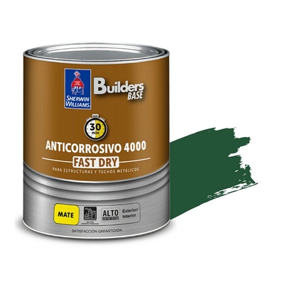 ANTICORROSIVO ALQUIDICO PARA METAL PARA USO EXTERIOR / INTERIOR VERDE MATE COLONIAL 4000