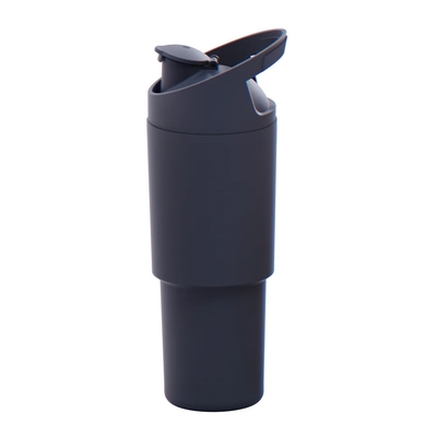 BOTELLA 946.35 mL ACERO INOXIDABLE NEGRO CON PAJILLA RECTRACTIL