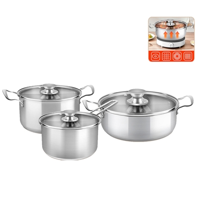 BATERIA COCINA ACERO INOXIDABLE