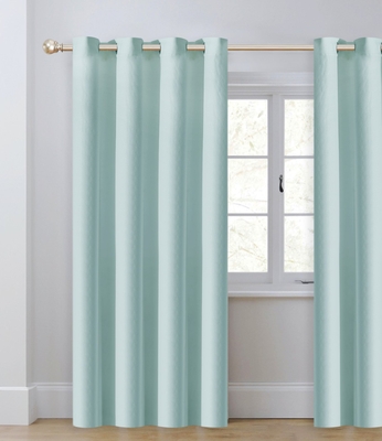 CORTINA PARA SALA 140 cm x 229 cm CELESTE ROSEVILLE BLACKOUT