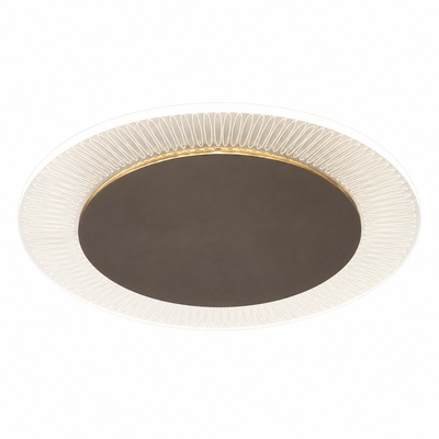 LÁMPARA PLAFON LED CAFE 15 W LUZ CALIDA DIFUSOR ACRILICO