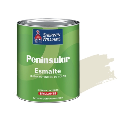 PINTURA ESMALTE PARA USO EXTERIOR / INTERIOR BLANCO HUESO BRILLANTE PENINSULAR ESMALTE