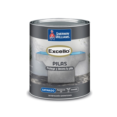 PINTURA CAUCHO CLORADO PARA PILA SATINADO AZUL INTENSO EXCELLO