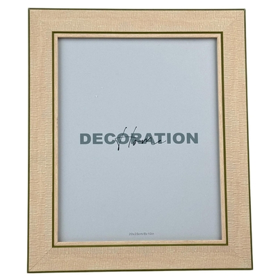 PORTARETRATO 31.6 cm x 26.5 cm BORDE DORADO CHAMPAGNE 1 FOTO