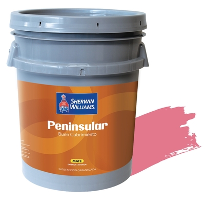 PINTURA LATEX PARA USO EXTERIOR / INTERIOR FRAMBUESA PENINSULAR LATEX MATE
