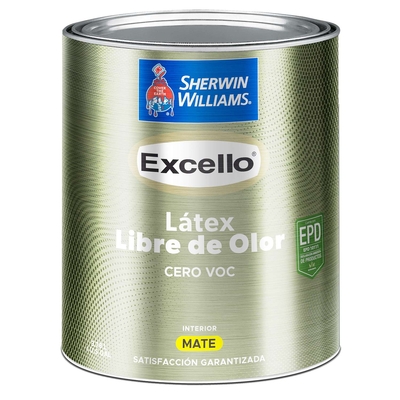 PINTURA LATEX LIBRE OLOR PARA USO INTERIOR BLANCO EXCELLO LATEX