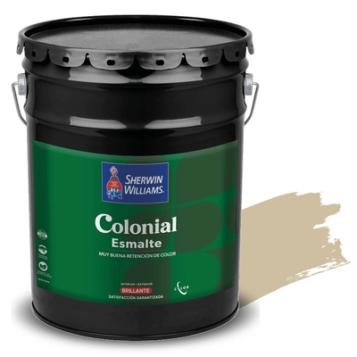 PINTURA ESMALTE PARA USO EXTERIOR / INTERIOR BLANCO HUESO BRILLANTE COLONIAL ESMALTE