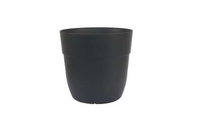 MACETA 24 cm x 24 cm PLASTICO ANTRACITA AVIV