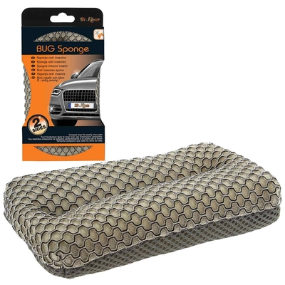 ESPONJA ANTI INSECTOS AUTO BEIGE-GRIS 3 cm x 16 cm x 9.3 cm