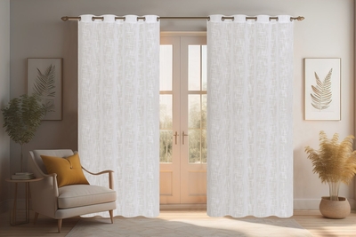 CORTINA PARA SALA 140 cm x 229 cm BLANCO MADDOX LINER