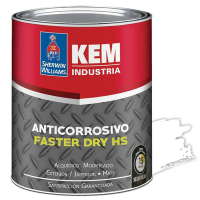 ANTICORROSIVO ALQUIDICO PARA METAL KEM FASTER DRY HS